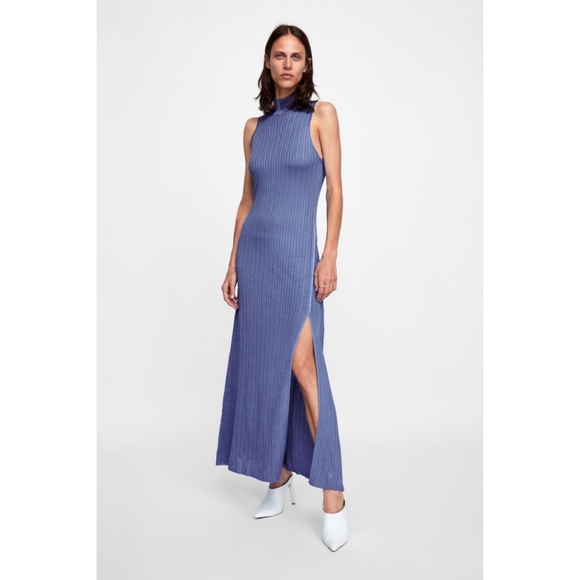 Zara | Dresses | Zara Knit Maxi Dress 